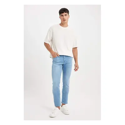 DEFACTO Pedro Slim Fit Slim Fit Normal Waist Narrow Leg Jean Trousers