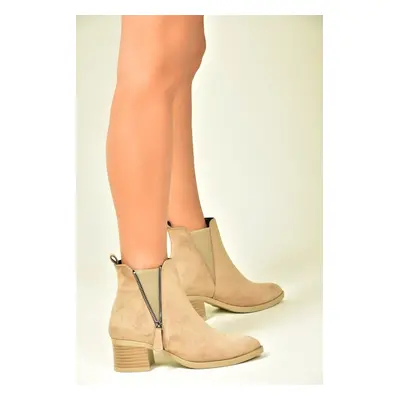 Fox Shoes Ten Suede Women's Low-Heeled Daily Boots