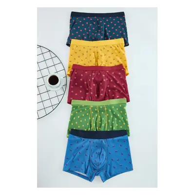 Trendyol Pack Patterned/Plain Pack Boxers