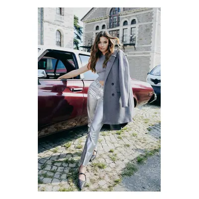 DEFACTO Oversize Wide Cut Cashmere Coat