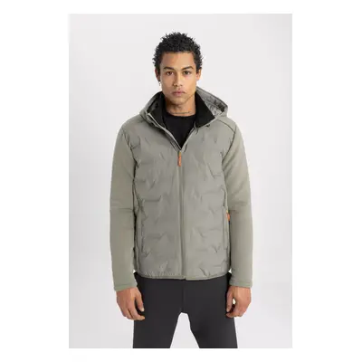 DeFactoFit Slim Fit Hooded Coat