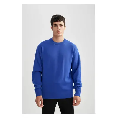 DEFACTO Relax Fit Crew Neck Sweater