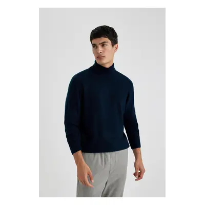 DEFACTO Standard Fit Turtleneck Sweater