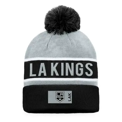 Fanatics Authentic Pro Game & Train Cuffed Pom Knit Los Angeles Kings Winter Hat