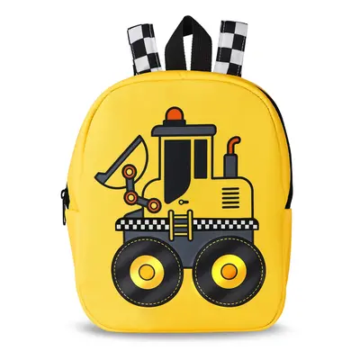 Denokids Bulldozer Boy's School Backpack