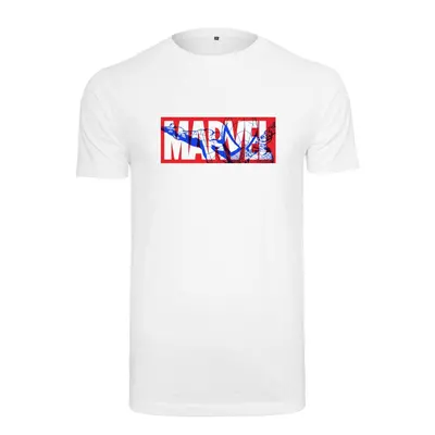 White T-shirt with Marvel Spiderman logo