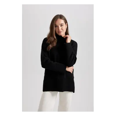 DEFACTO Regular Fit Turtleneck Sweater Tunic