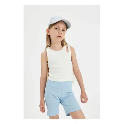 DEFACTO Girl's Crew Neck Undershirt