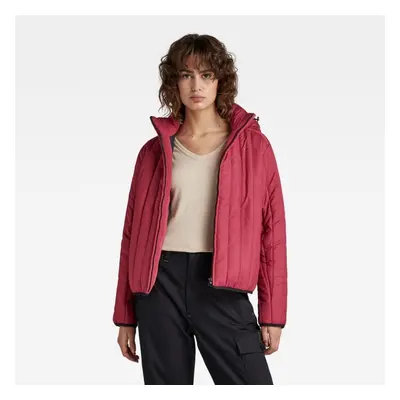 G-STAR Jacket - Meefic vertical quilted jacket wmn red