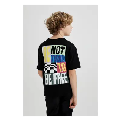 DEFACTO Boys Oversize Fit Crew Neck Short Sleeve T-Shirt