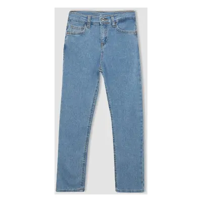 DEFACTO Boy Straight Fit Standard Leg Jean Basic Trousers