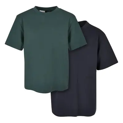 Boys Tall Tee 2-Pack navy+bottlegreen