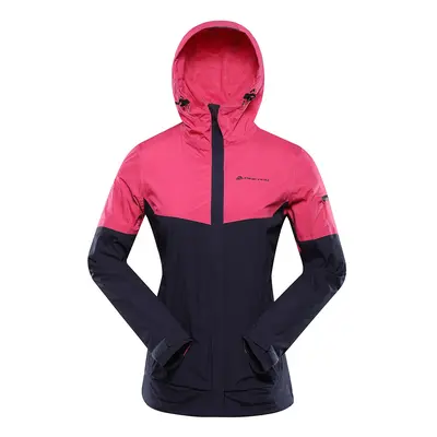 Women's jacket with ptx membrane ALPINE PRO NOREMA cabaret