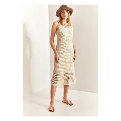 Bianco Lucci Women's Lined Sweater Dress