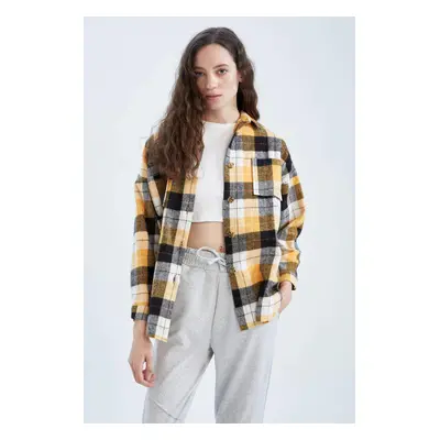 DEFACTO Flannel Long Sleeve Shirt