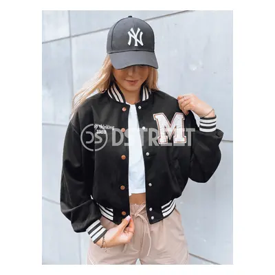 Women's baseball jacket HITGIRL black Dstreet