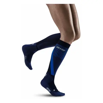 CEP Navy II compression knee-high socks, long