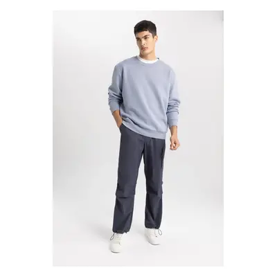 DEFACTO Relax Fit Trousers with Pockets and Elastic Waistband