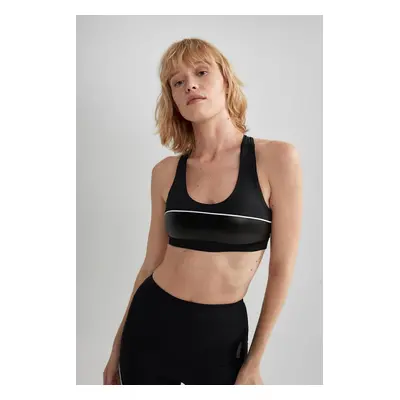 DEFACTO Fit Crew Neck Sports Bra