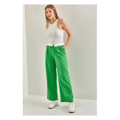 Bianco Lucci Women's Belt Lined Pants