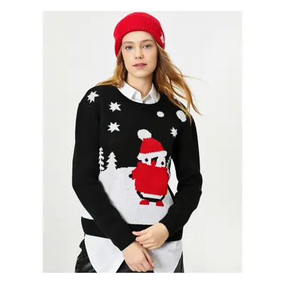 Koton Christmas Themed Knitwear Sweater