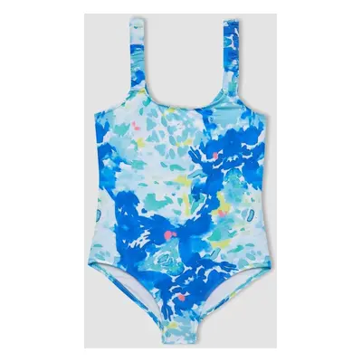 DEFACTO Girl's Patterned Swimsuit