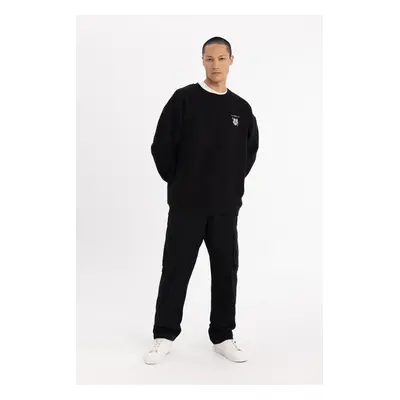 DEFACTO Baggy Fit Cargo Pocket Gabardine Trousers