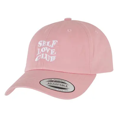 Women's cap with pink inscription