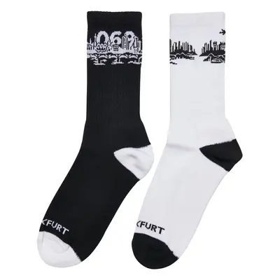 Major City Socks 2-Pack Black/White