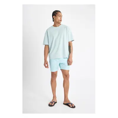 DEFACTO Patterned Short Swim Shorts