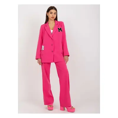 Blazer-LK-MA-509239.40P-Dark Pink