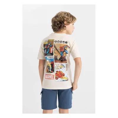 DEFACTO Boy's Marvel Comics Crew Neck Short Sleeve T-Shirt