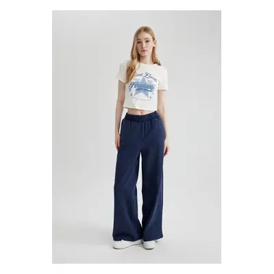 DEFACTO Cool Wide Leg Trousers