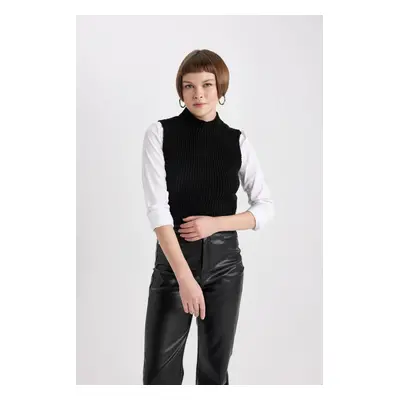 DEFACTO Turtleneck Thessaloniki Fabric Sweater