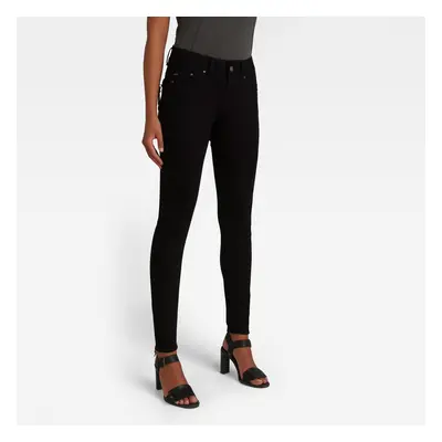 G-STAR Jeans - Midge Cody Mid Skinny Wmn Black