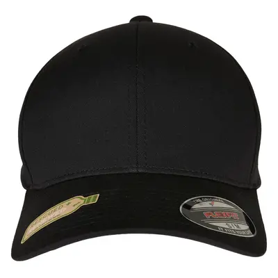 Black Flexfit Recycled Polyester Cap