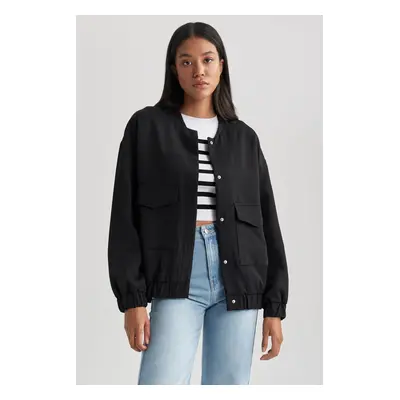 DEFACTO Bomber Jacket with Pockets