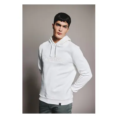 DEFACTO Regular Fit Hooded Printed Basic Sweatshirt