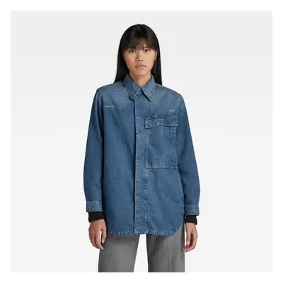 G-STAR Shirt - Mysterious Overshirt wmn blue