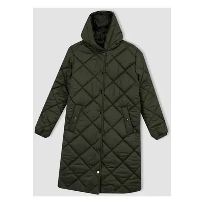 DEFACTO Water and Windproof Basic Hooded Jacket