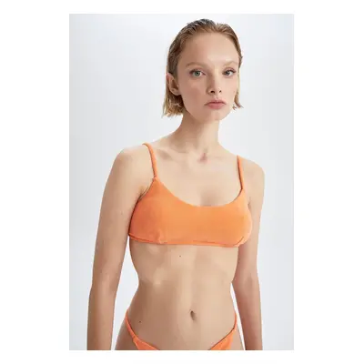 DEFACTO Fall In Love Regular Fit Terry Bikini Top