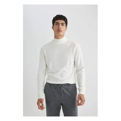 DEFACTO Slim Fit Turtleneck Sweater