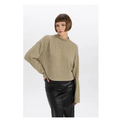 DEFACTO Relax Fit Half Turtleneck Sweatshirt