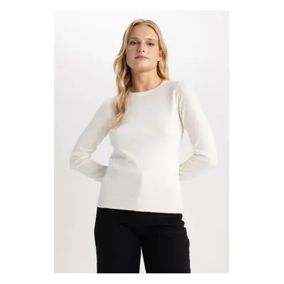 DEFACTO Regular Fit Crew Neck Basic Sweater