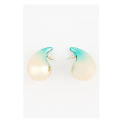 DEFACTO Women's Blue Drop Earrings