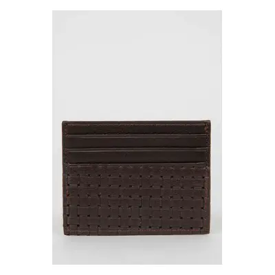 DEFACTO Men's Faux Leather Card Holder