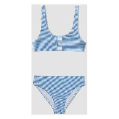 DEFACTO Girl's Striped Bikini Set