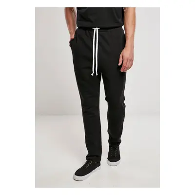 Eco-friendly sweatpants with low crotch black