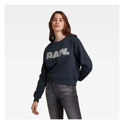 G-STAR Sweatshirt - Heavy sherland sweat r dark blue