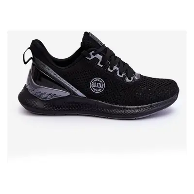 Men's Comfortable Sneakers Memory Foam Big Star Black